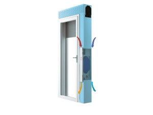 Теплоизоляционный моноблок для окон со встроенным VMC