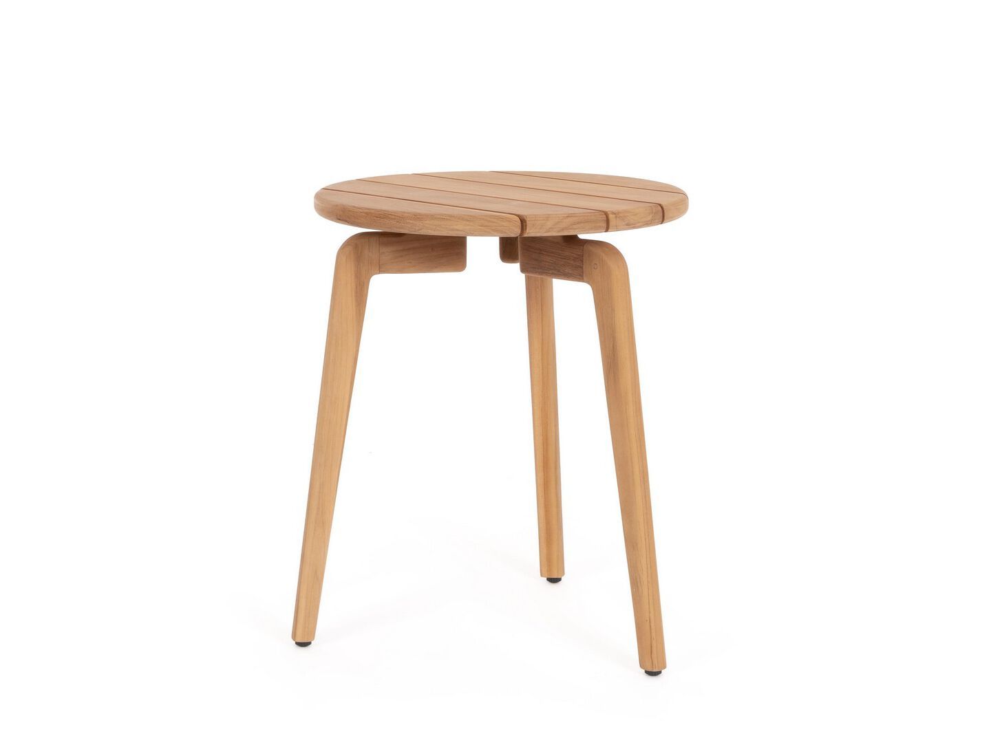 Круглый стол из тикового дерева BIZZOTTO Tamires ARCH-00034831