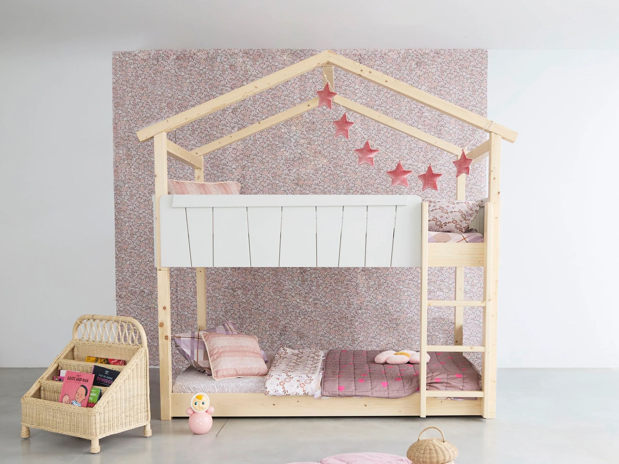 Деревянная двухъярусная кровать Mathy by Bols STAR LIGHT ARCH-00101148