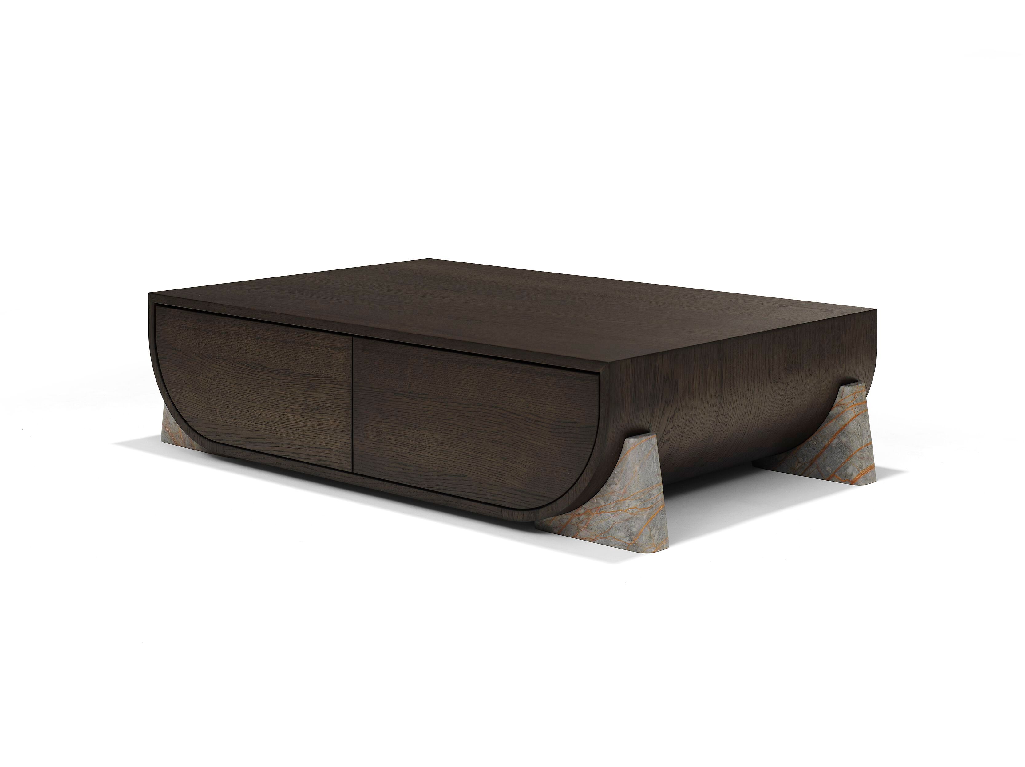 Деревянный прямоугольный журнальный столик Linteloo STALL ARCH-00039992 - Вид №1