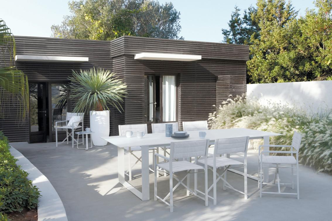 Стул белый текстиль белый Manutti Cross MNST120 - Вид №3