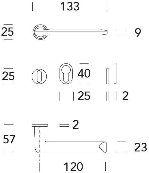 Reguitti Ручка Замак на розе Spring A141mr02235 - Вид №1