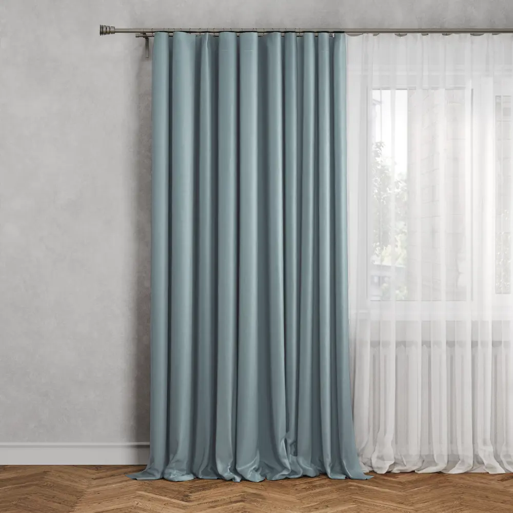 Штора блэкаут Столица текстиля Bordeaux с лентой для идеальной драпировки 88039138