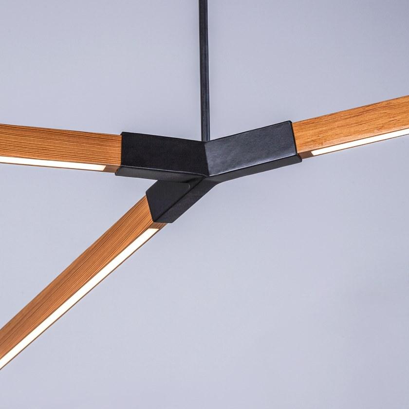 Stickbulb Led подвесной светильник из дерева Bough sun-id-1406011 - Вид №3