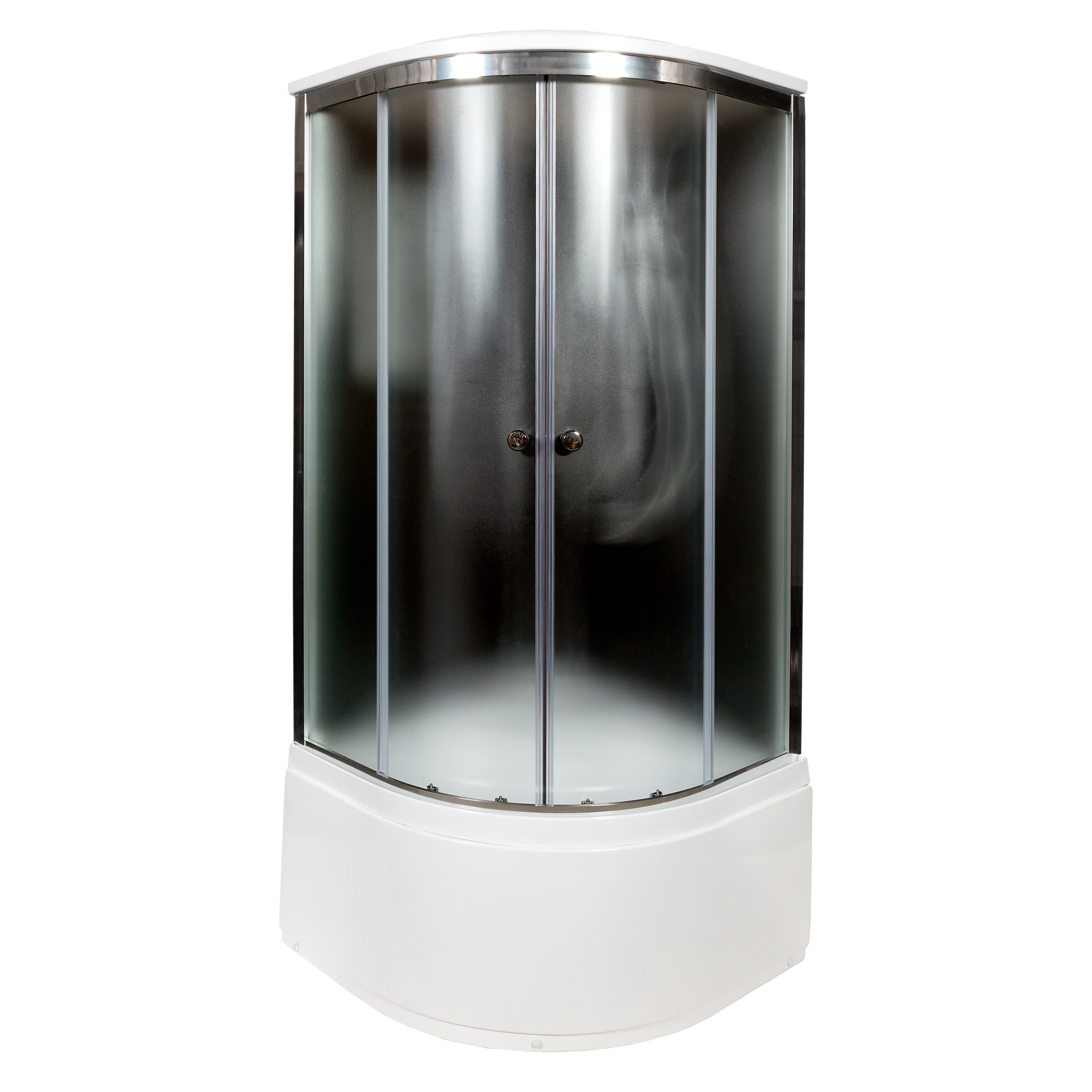 ЕМ1511 L N (без крыши) Душевая кабина DETO Серия EM B90S+ эл. BLACK - Вид №2