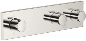 36337980-08 Вентиль для скрытого монтажа с 2 вентилями с переключателем для настенного монтажа - платина Dornbracht Symetrics