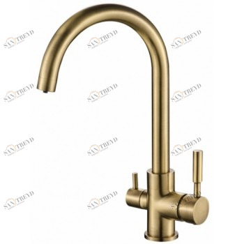 Steel Hammer SH 713 BRONZE Смеситель для кухни Zorg 382x273 