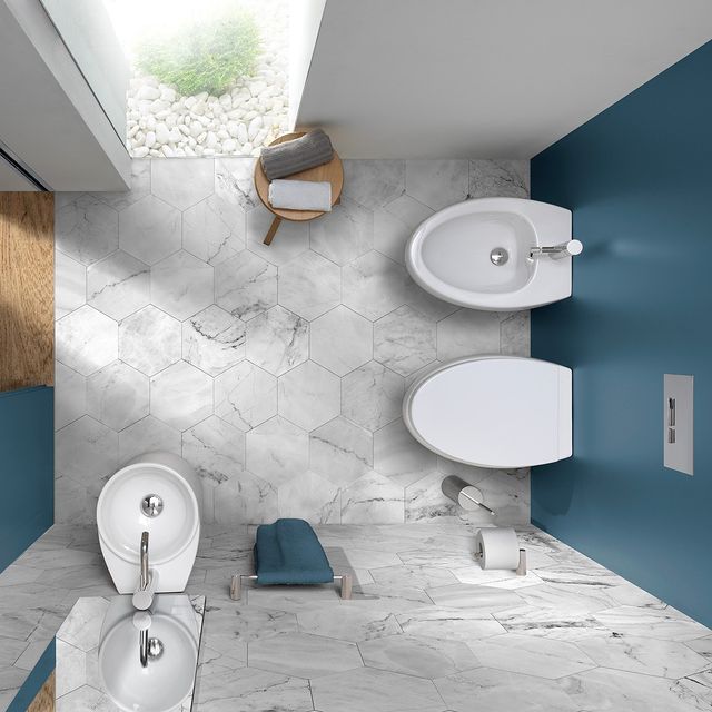 ONE020S Смеситель для биде Linki ONE, Сатиновая сталь - Вид №2