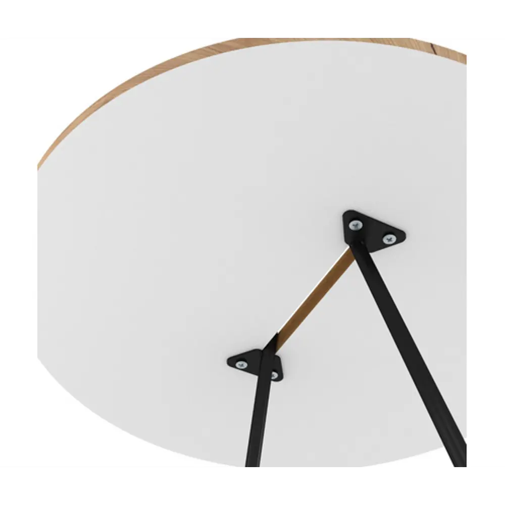 Журнальный столик круг 40x40 см черный Sheffilton STLM-2121710 - Вид №3