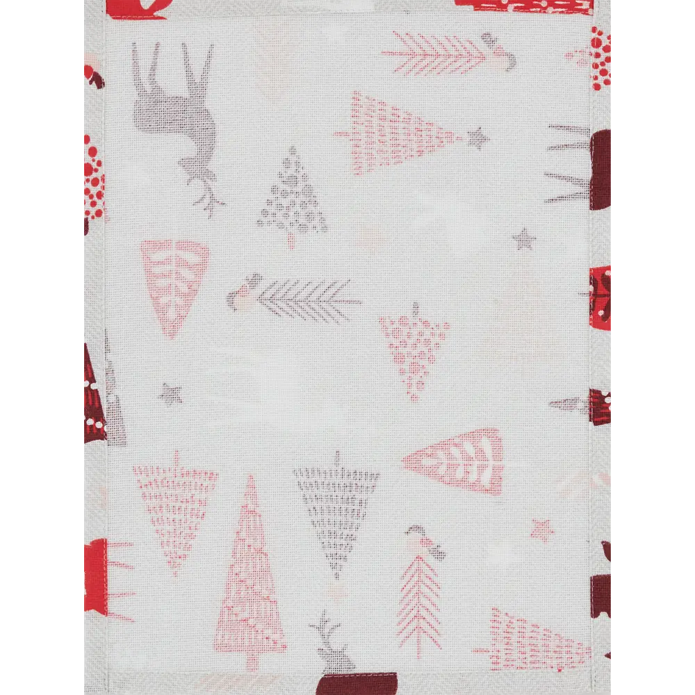 Салфетка сервировочная Скандинавия 40x30 см серо-красная Altali STLM-2009515 - Вид №2