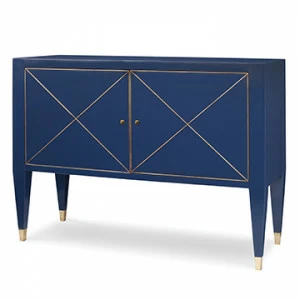 Шкафы 09209-820-021 Beaumont Cabinet - Cadet Blue w/ Gold St Ambella