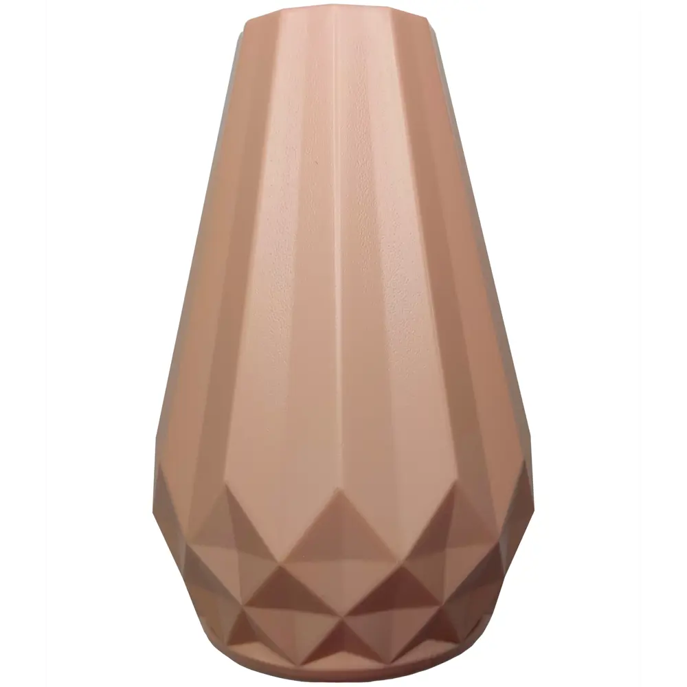Ваза Origami пластик розовая 20.5 см 86880840 STLM-2086513 Santreyd 