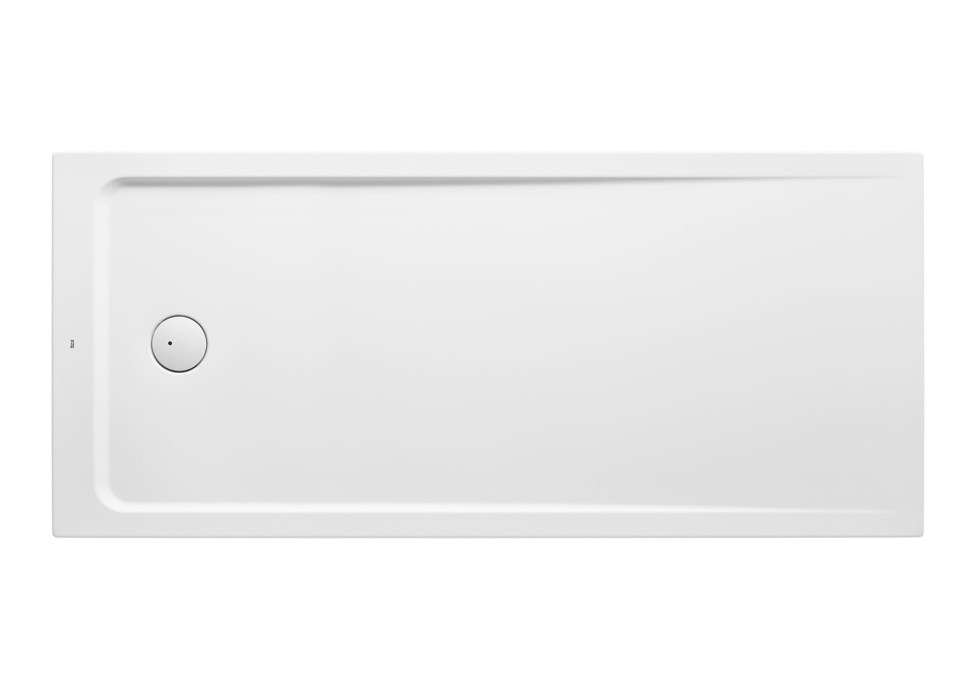 A276167000 Сверхплоский акриловый душевой поддон со сливным гарнитуром ROCA Neo Daiquiri 