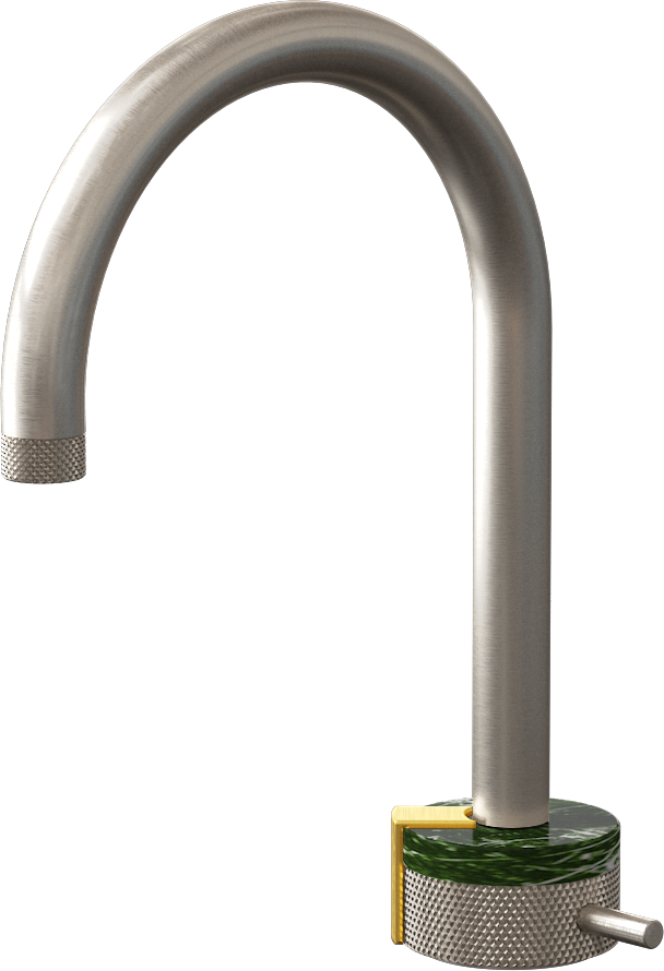 E-11502-R2MG-L2BAU-BNi Однорычажный прогрессивный смеситель для раковины - излив 16см GRAFF MOD+