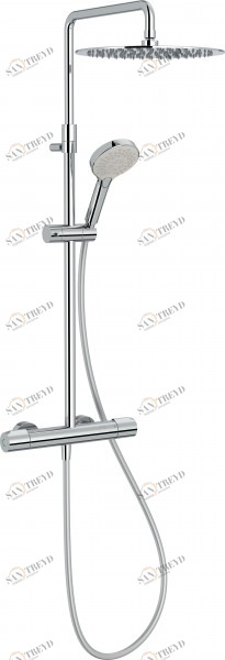 E26588-CP Душевая колонна с термостатическим смесителем Jacobdelafon METRO Santreyd