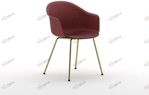 arrmet Стул полипропиленовый с подлокотниками Máni armshell plastic sun-id-1488798