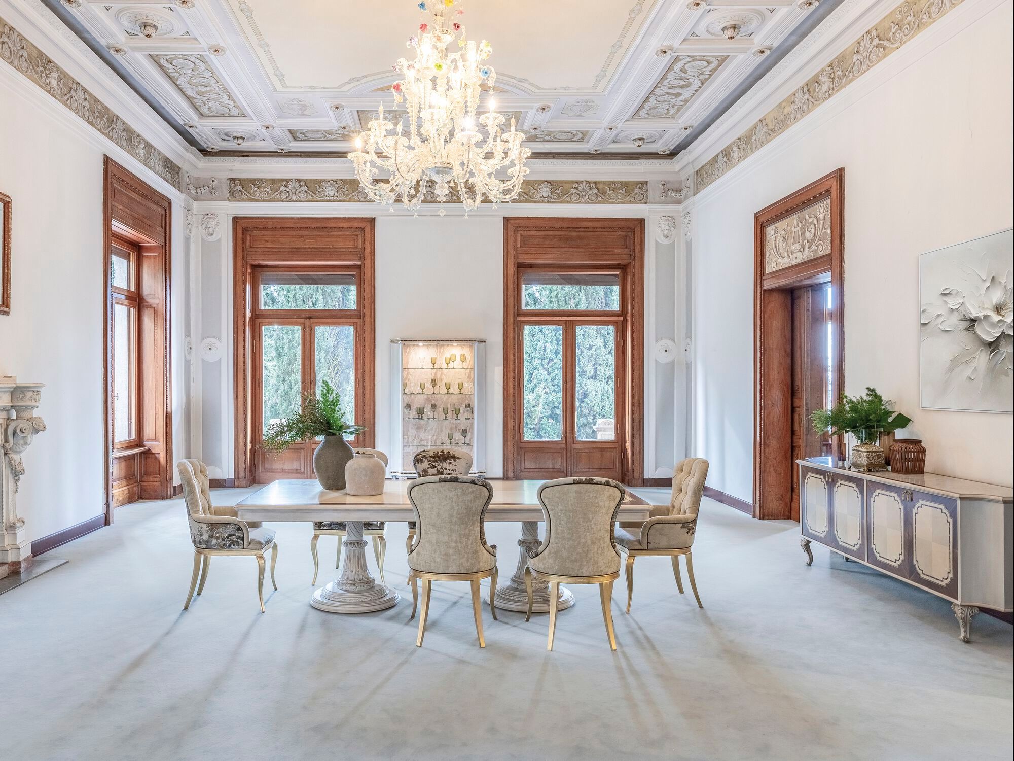 Деревянный прямоугольный обеденный стол Bellotti Ezio Charming ARCH-00092025 - Вид №5