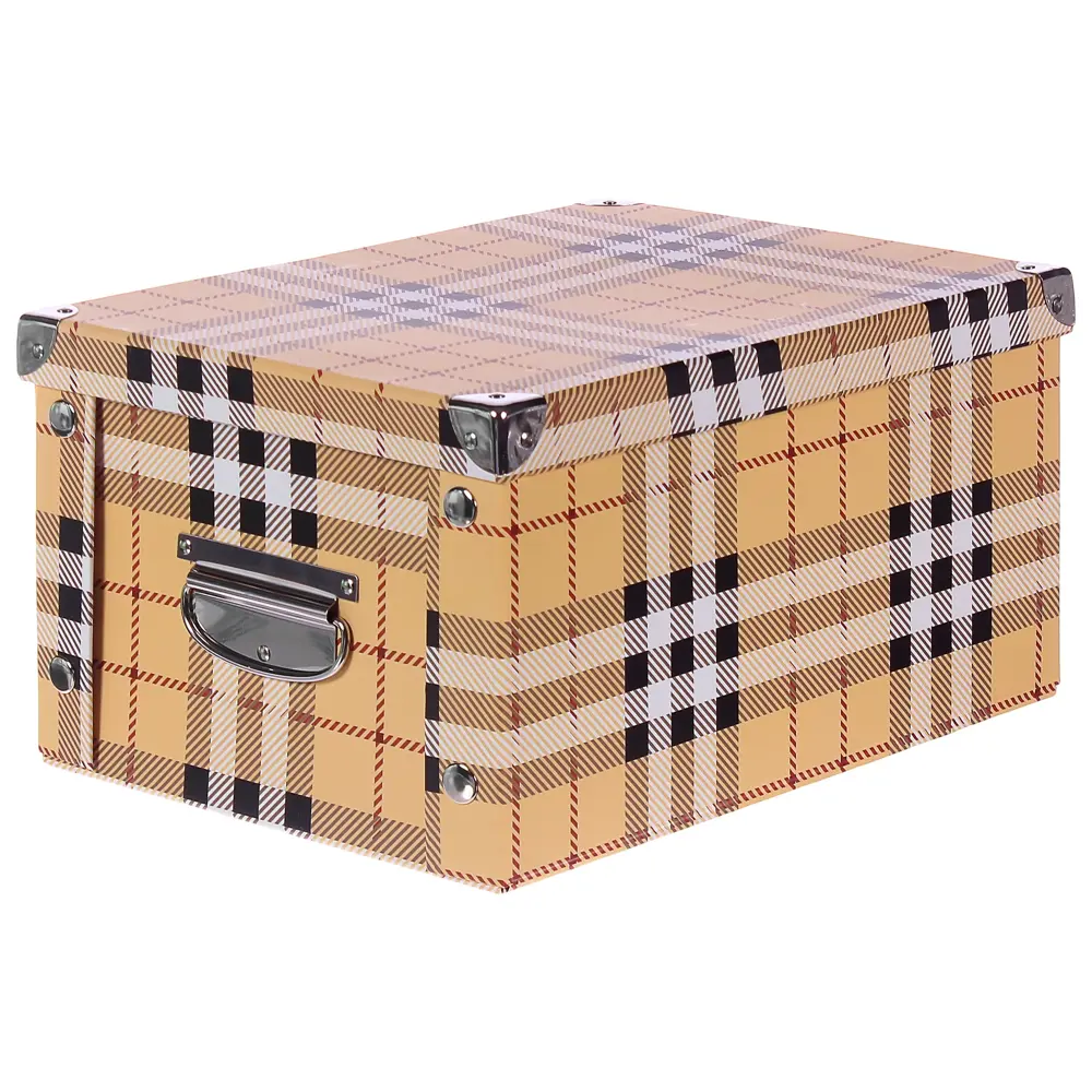 Коробка картонная 40x30x20 см клетка STORIDEA STLM-2002787 - Вид №1