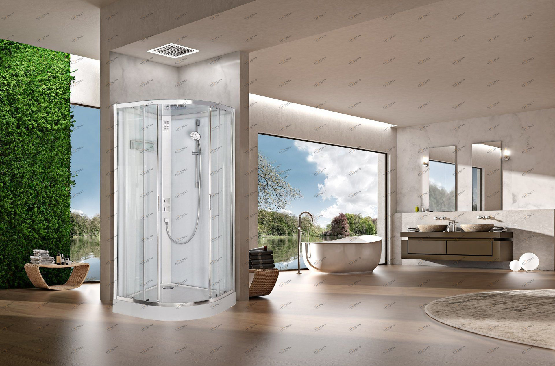 Душевая кабина Acquazzone Omega 100E ACQUAZZONEOMEGA100E