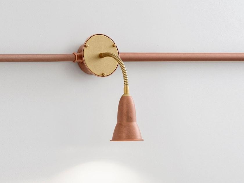 Aldo Bernardi Регулируемый настенный светильник из меди с гибким кронштейном Multibox sistema sun-id-1497304 - Вид №1