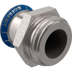 31733 Переходник Geberit Mapress из нержавеющей стали, с наружной резьбой G Geberit