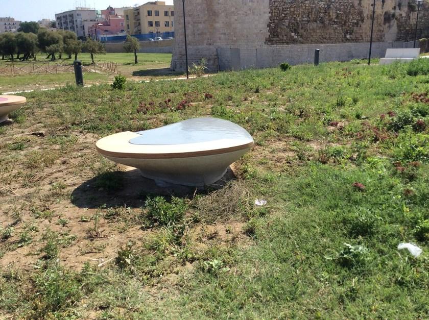 Manufatti Viscio Изогнутая скамья из реконструированного камня sun-id-1491143 - Вид №10