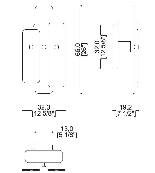 Стеклянный светодиодный настенный светильник Sicis Oscar ARCH-00030554 - Вид №2