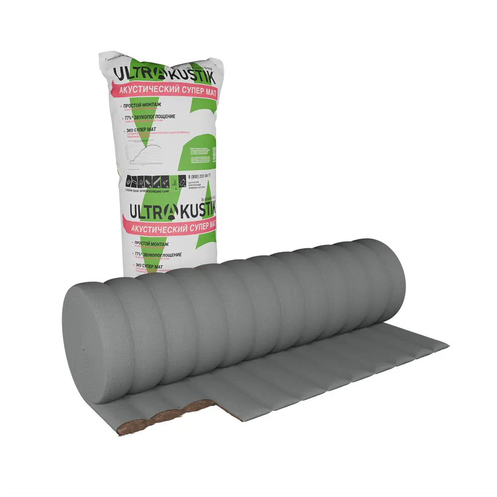 Минеральная вата Acoustic Group Супер Мат 35 мм рулон 1.2x9 м 10.8 м² STLM-2108090