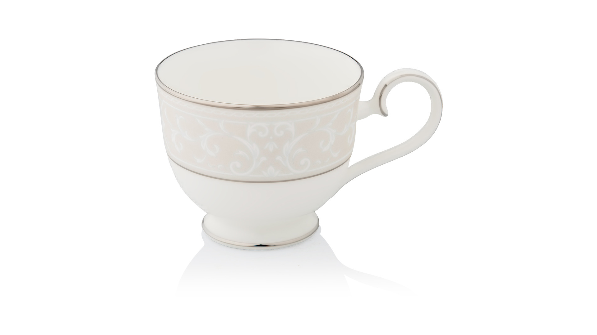 10655248 Noritake Сервиз чайный Noritake "Монтвейл, платиновый кант" на 4 персоны 15 предметов Фарфор костяной  - Вид №2