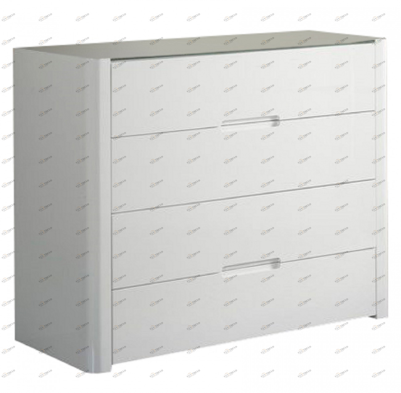 Комод белый с 4 ящиками Bumblebee 3 ESF КОМОД BUMBLEBEE 043915 Белый 