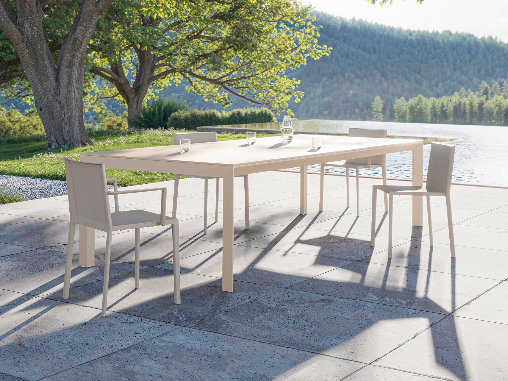 Полиэтиленовый садовый стол Vondom рамка ARCH-00127028 - Вид №4