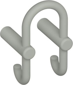 801.90B030 Двойной крючок для гардероба HEWI Edition matt | Polyamid  - Вид №1