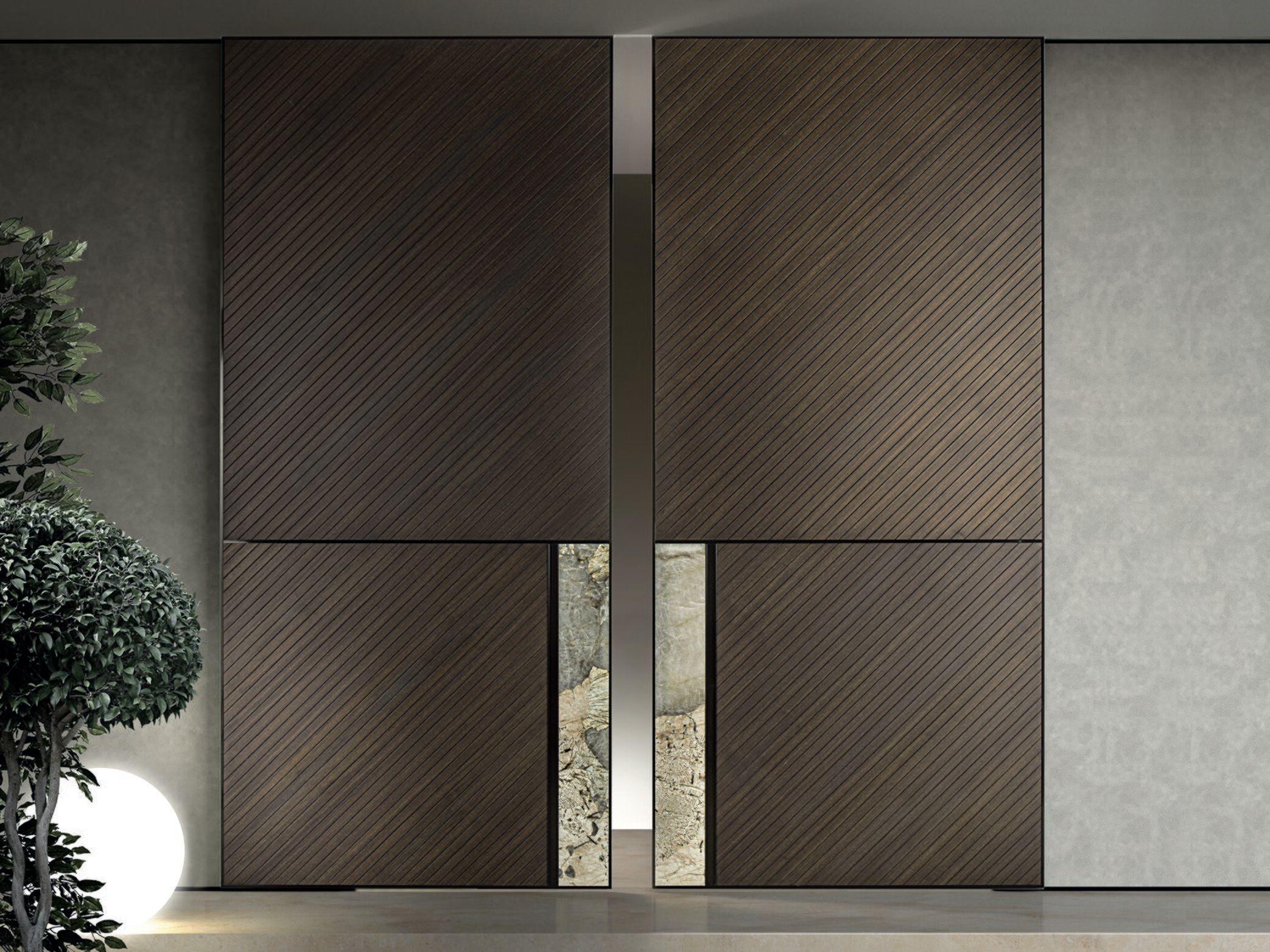 Деревянная дверь Longhi Aluminiun Chic-Doors ARCH-00103391