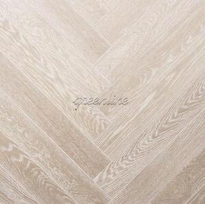 Паркет Ёлка GreenLine Тоскано Дуб Натур с брашью (Текстурированная) 500х125 мм.