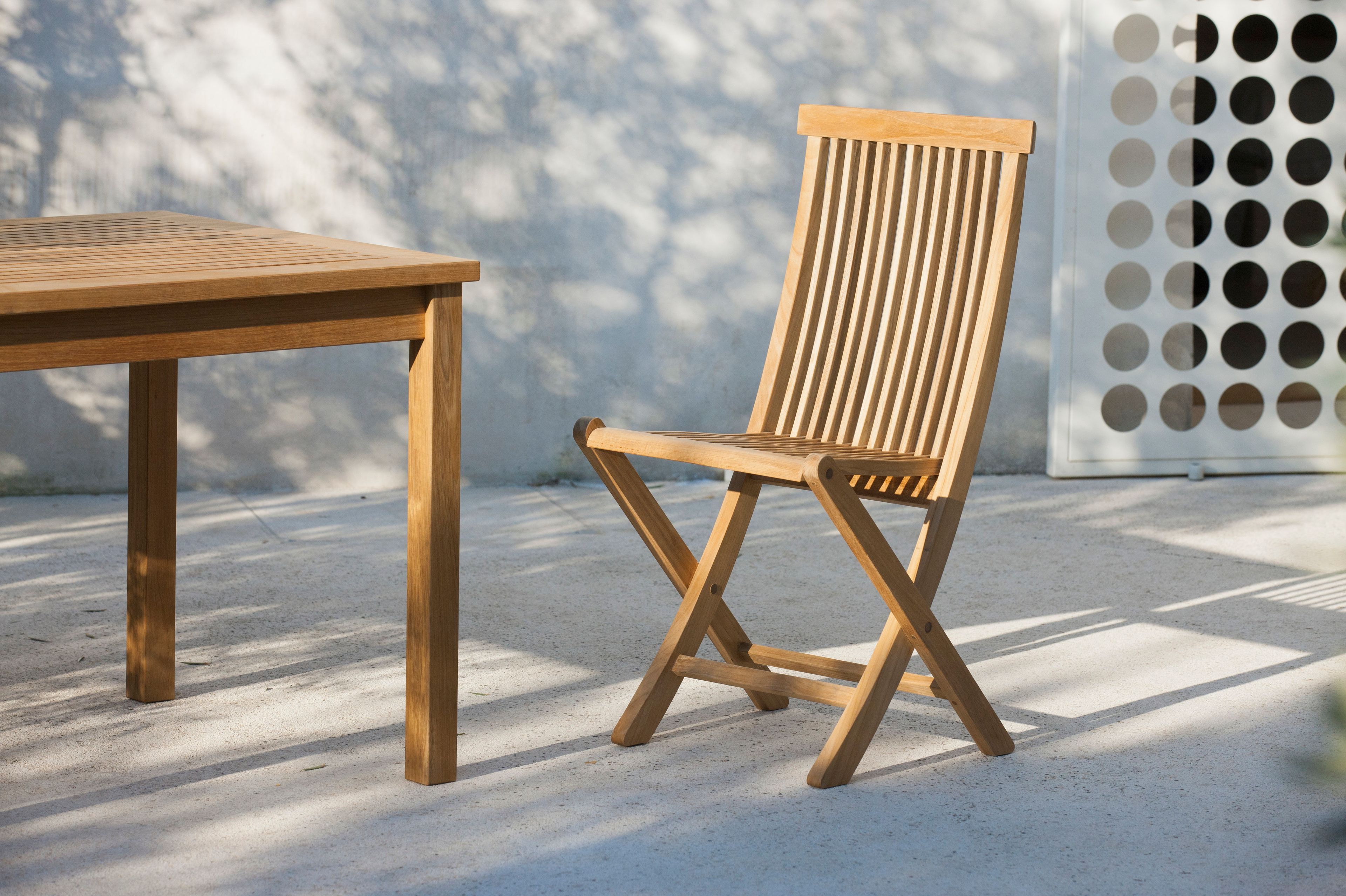 Складной стул из тикового дерева Unopiù Chelsea ARCH-00043578 - Вид №5
