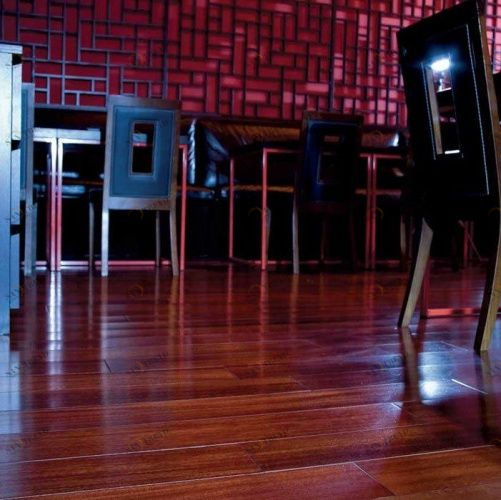 Массивная доска Parketoff Экзотика Амарант Одум Натур (Гладкая) 910х122 мм 2600300437