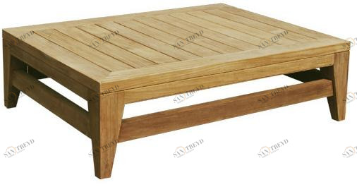 Il Giardino di Legno Низкий прямоугольный деревянный столик для сада Saint laurent 444