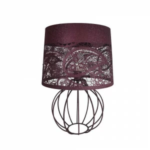 Лампа настольная бордовая Seven Fires "Карвед" 39107.04.68.01B SEVEN FIRES КАРВЕД 00-3907862 Фиолетовый