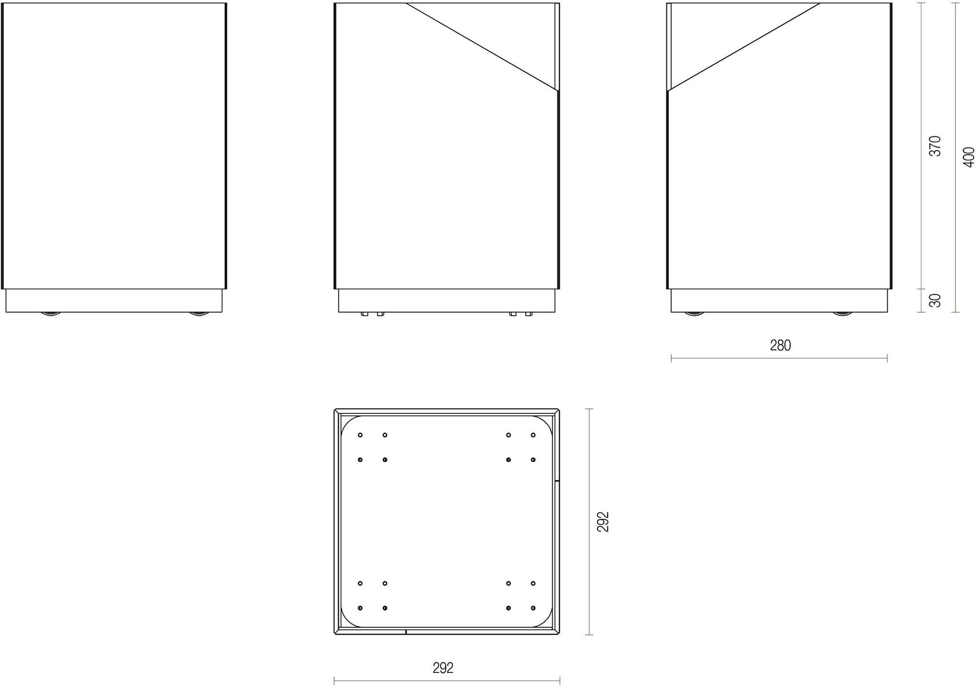 PROF Контейнер для макулатуры из стекла и металла Louise sun-id-1459441 - Вид №6