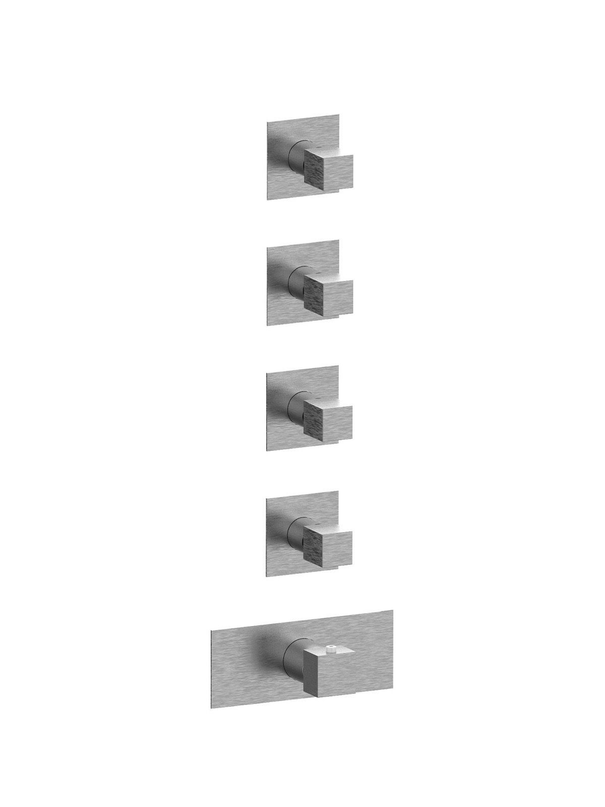 Термостатический встраиваемый смеситель для душа с 5 отверстиями Rubinetterie Frattini отдельная эстетика ARCH-00060510 - Вид №5