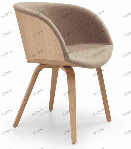 Midj Стул из ткани с подлокотниками Danny sun-id-1442967