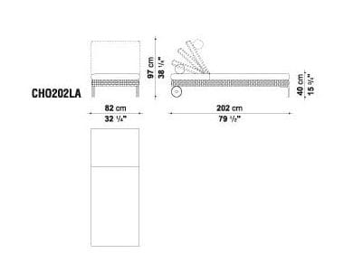 Полипропиленовая Садовая кровать B&B Italia Outdoor Charles ARCH-00107933 - Вид №2