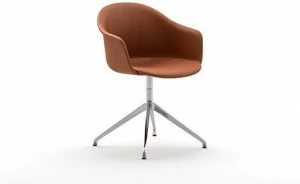 arrmet Вращающийся стул на козелке из ткани Máni armshell fabric