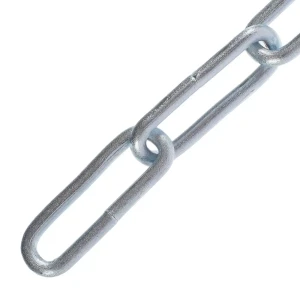 Цепь DIN 763 3 мм длинное звено 3 м сталь оцинкованная 15965323 STLM-2092153