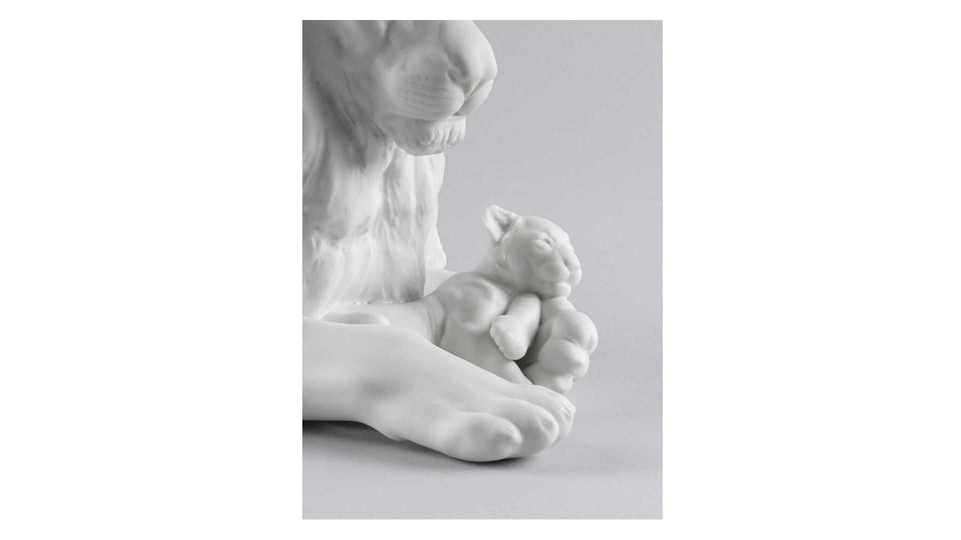 10672316 LLADRO Фигурка Lladro Лев с львенком 44x21см, фарфор Фарфор Lladró  - Вид №4