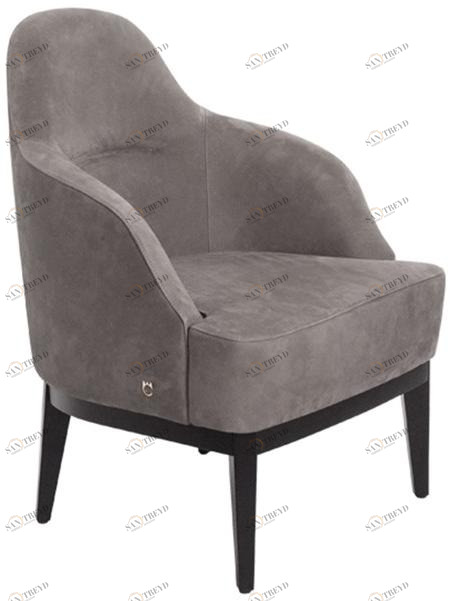 Paolo Castelli Кресло из нубука в современном стиле с подлокотниками и подголовником Venice sun-id-1466890