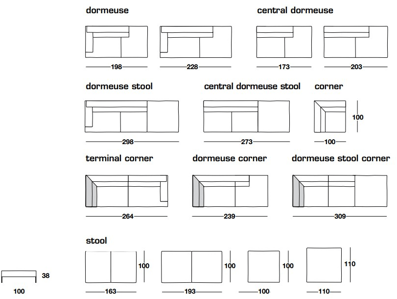 Frigerio Salotti Секционный кожаный диван Cloud sun-id-1499358 - Вид №6