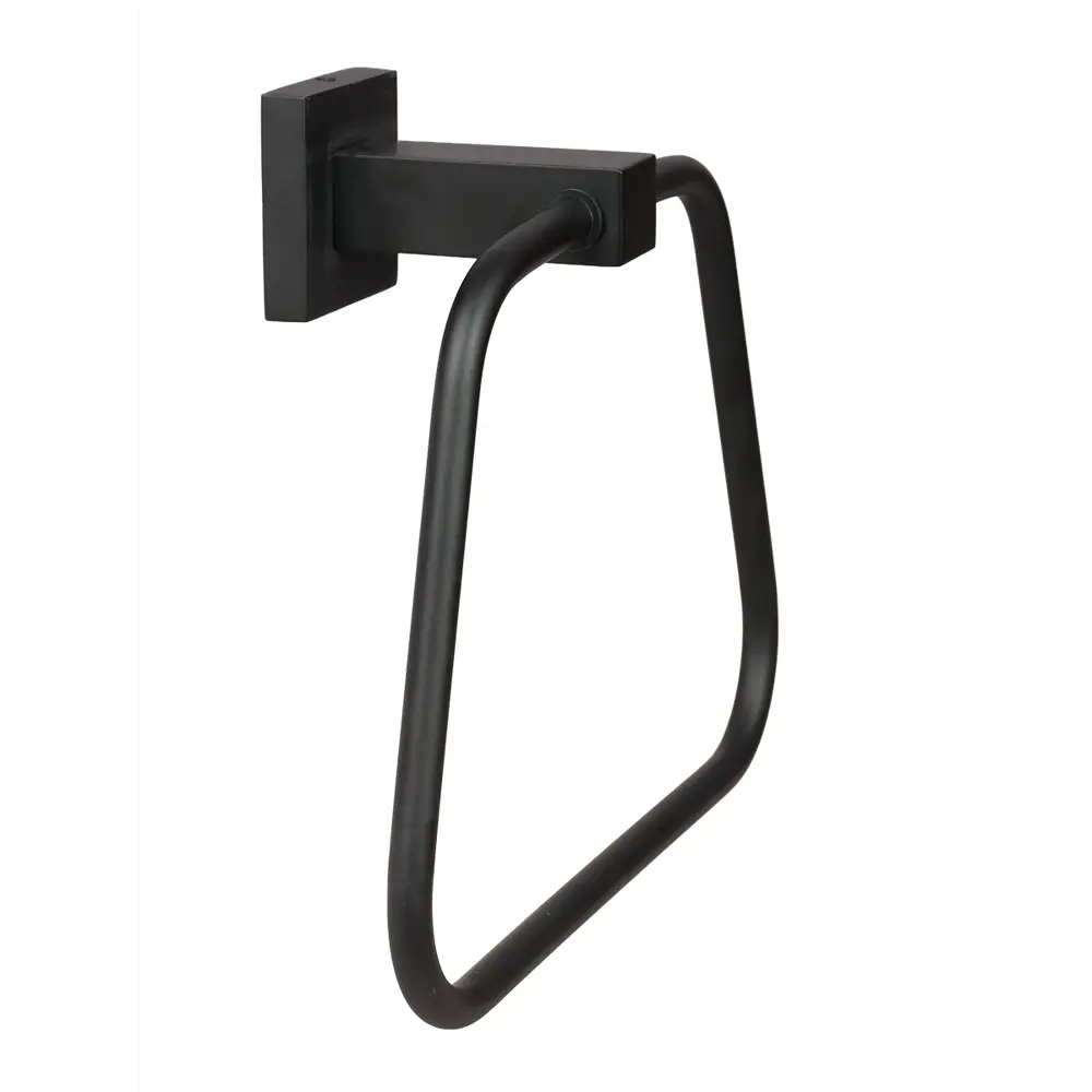 Навесное кольцо для полотенец Квадро черный матовый металл 89380866 Santreyd STLM-1580366 - Вид №1