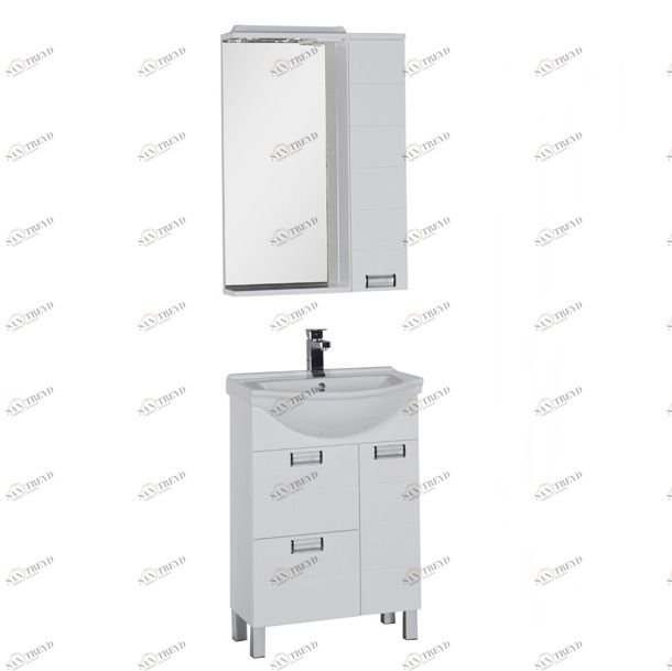 Комплект мебели Aquanet Сити 60 белый 00171958