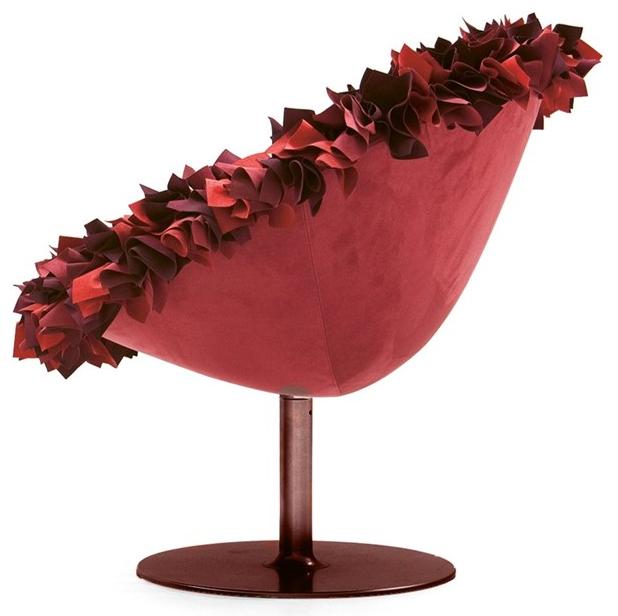 Moroso Вращающееся кресло со съемным чехлом из ткани sun-id-1463590 - Вид №1